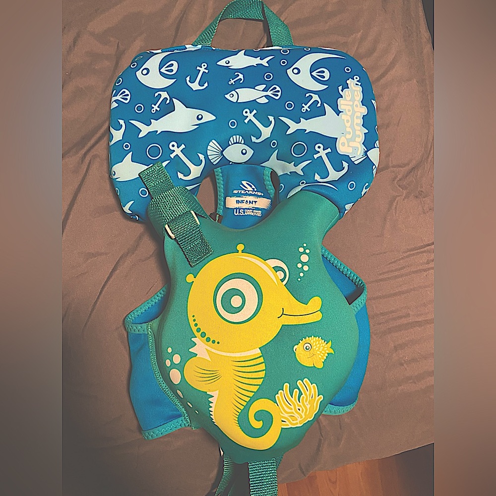 Stearns Infant Life Jacket with Sharks
